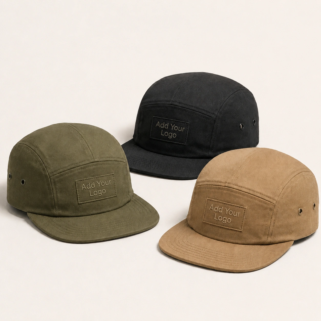 custom 5-Panel Hats