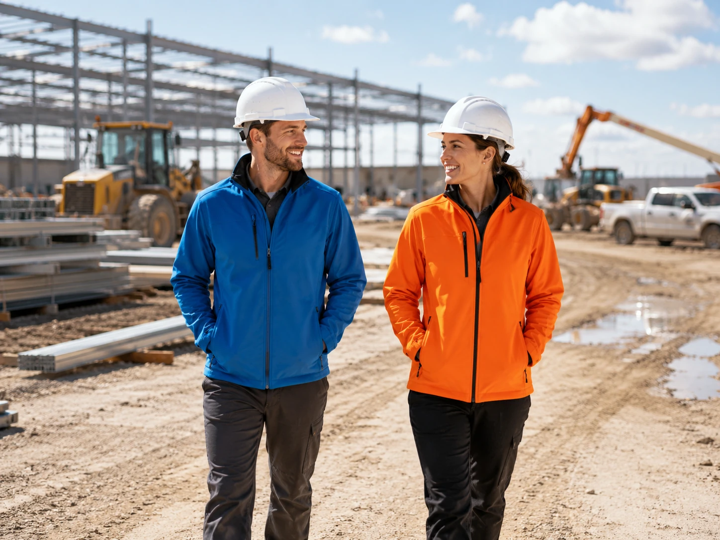 Durable jackets built for crews, job sites, and everyday work.