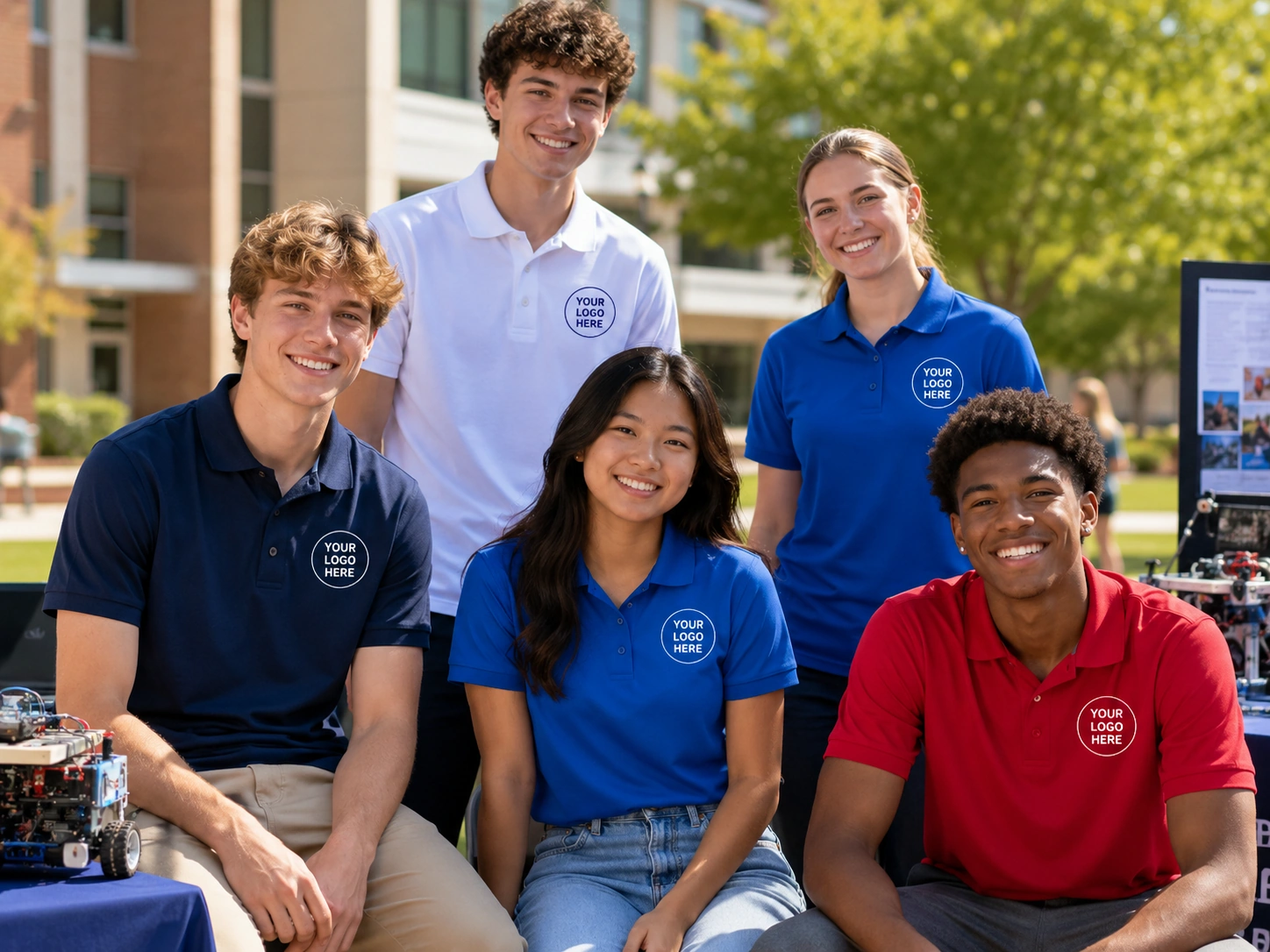 Smart uniforms for school clubs