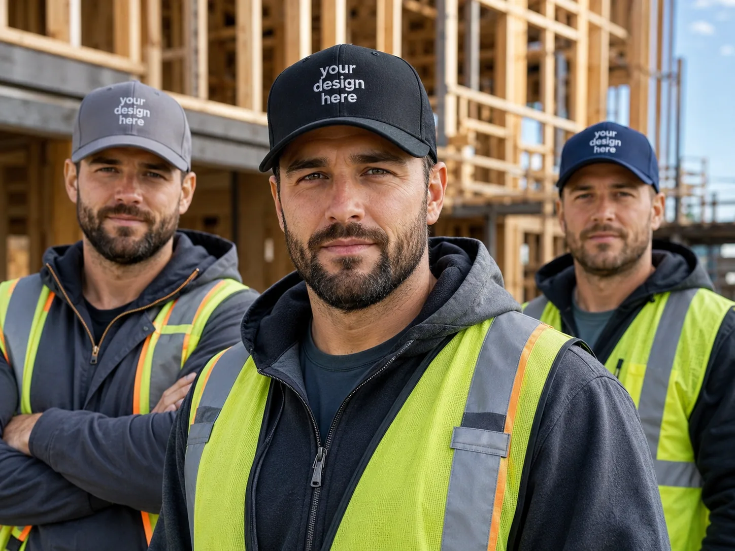 Tough headwear for job site teams