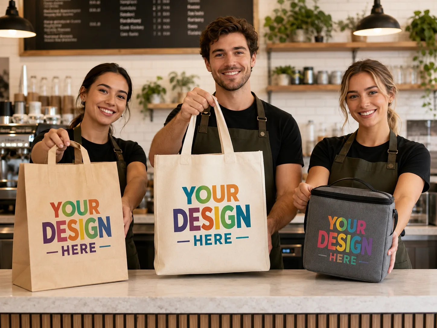 Clean carry bags for hospitality use