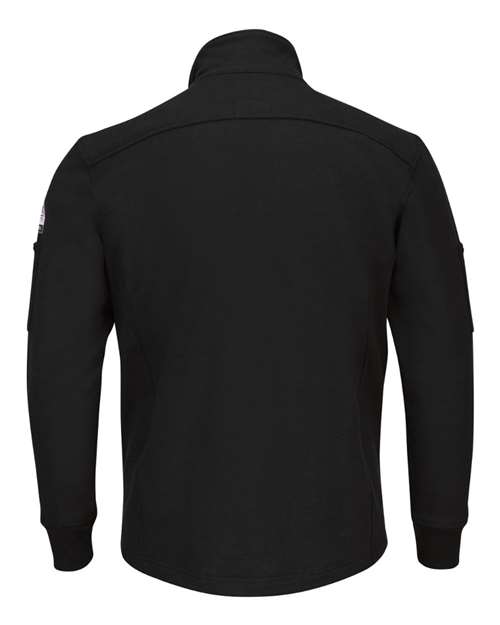 Men'S Tall Zip Front Fleece Jacket-Cotton /Spandex Blend view 1