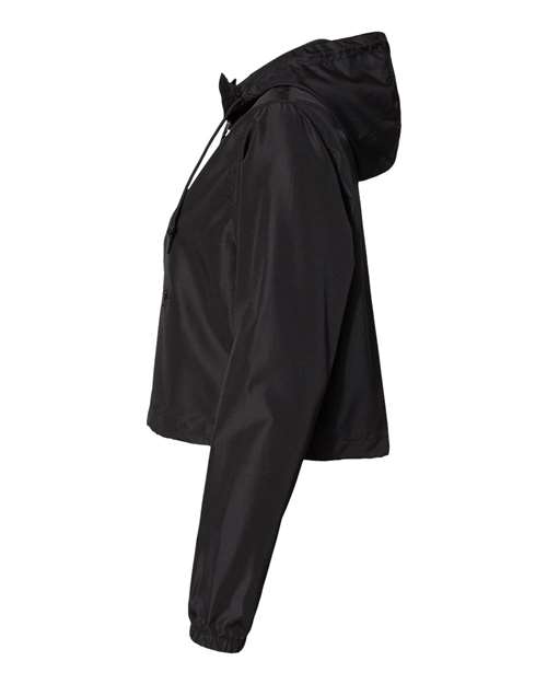Women'S Lightweight Quarter-Zip Pullover Crop Windbreaker view 4