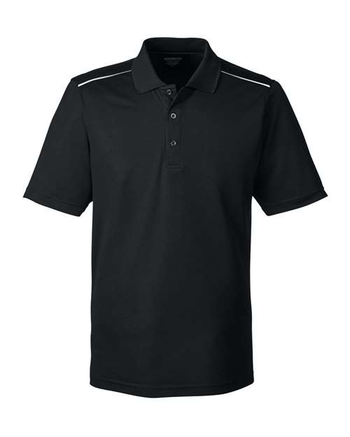 Men'S Radiant Performance Piqué Polo With Reflective Piping view 4