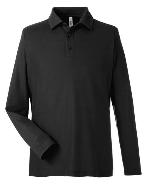 Men'S Fusion Chromasoft™ Long Sleeve Pique Polo view 6
