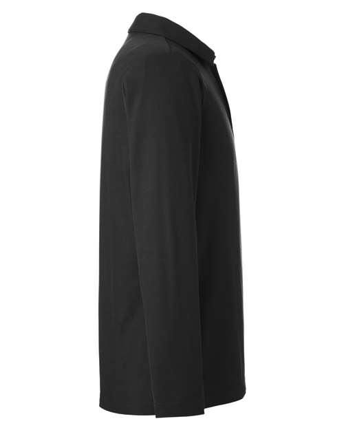 Men'S Fusion Chromasoft™ Long Sleeve Pique Polo view 4