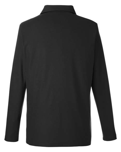 Men'S Fusion Chromasoft™ Long Sleeve Pique Polo view 5