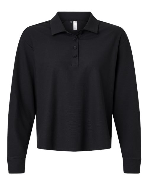 Women'S Beyond Long Sleeve Loose Polo view 6