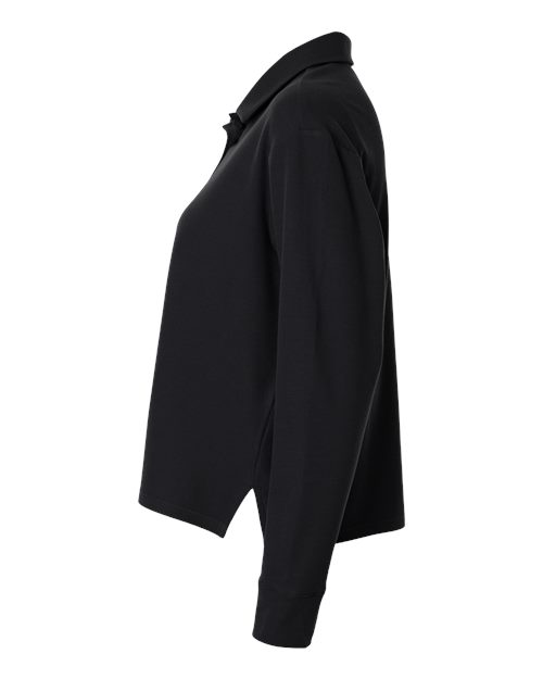 Women'S Beyond Long Sleeve Loose Polo view 4
