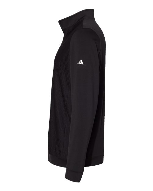 Men'S Textured Quarter-Zip Pullover view 4