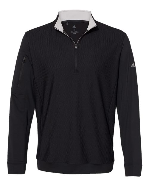 Men'S Textured Quarter-Zip Pullover view 6
