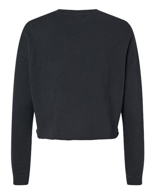 Women'S Lightweight Crop Crewneck Sweatshirt view 5