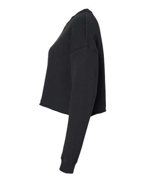 Women'S Lightweight Crop Crewneck Sweatshirt view 4