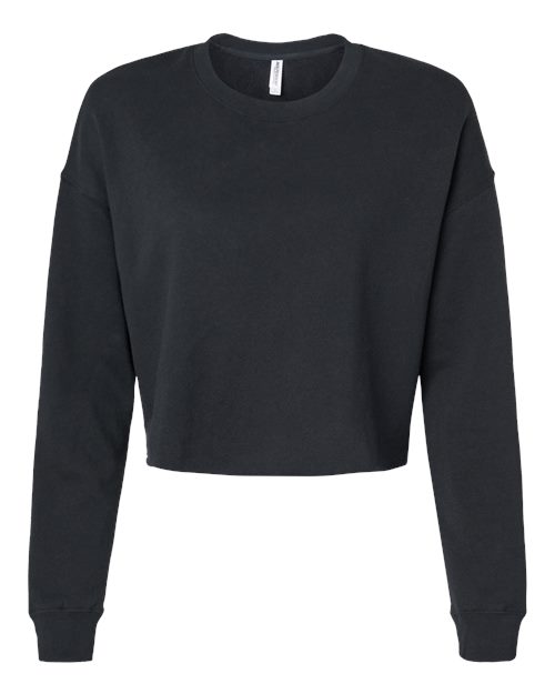 Women'S Lightweight Crop Crewneck Sweatshirt view 6