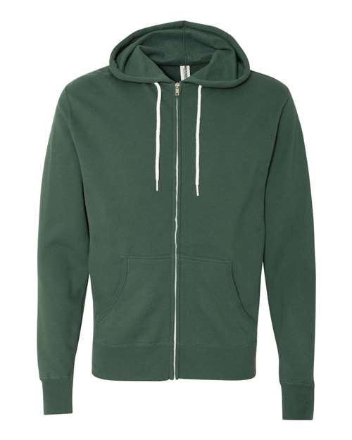 Unisex Lightweight Full-Zip Hooded Sweatshirt view 6