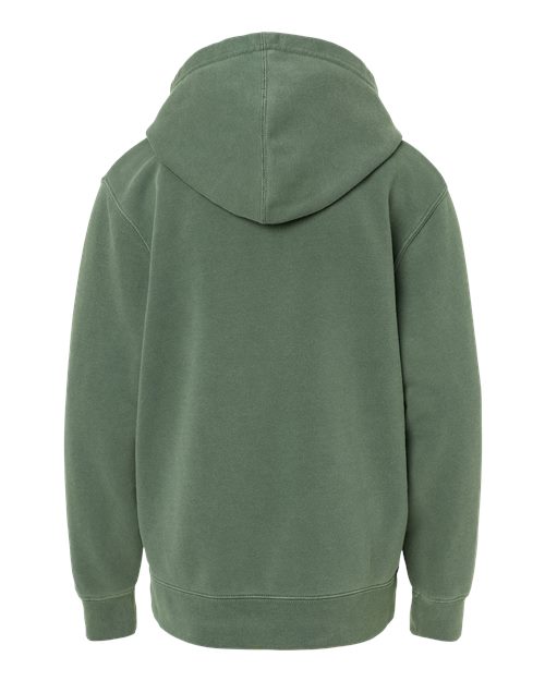 Youth Midweight Pigment-Dyed Hooded Sweatshirt view 5