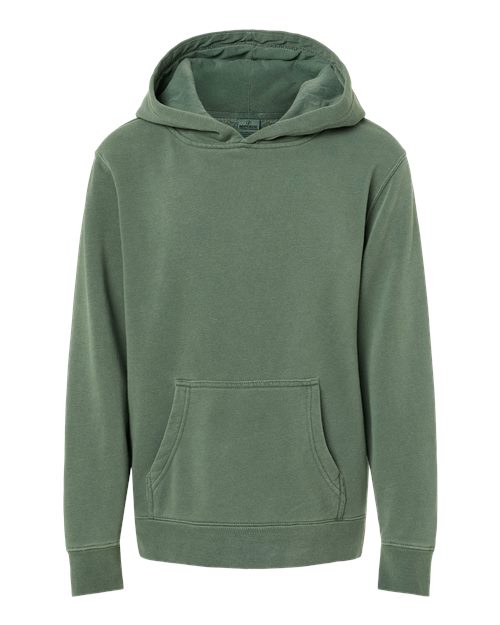Youth Midweight Pigment-Dyed Hooded Sweatshirt view 6