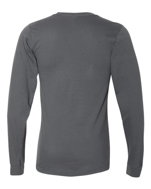 Unisex Fine Jersey Long Sleeve Tee view 5