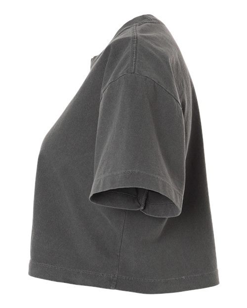 Women'S Garment-Dyed Heavyweight Cropped Tee view 4