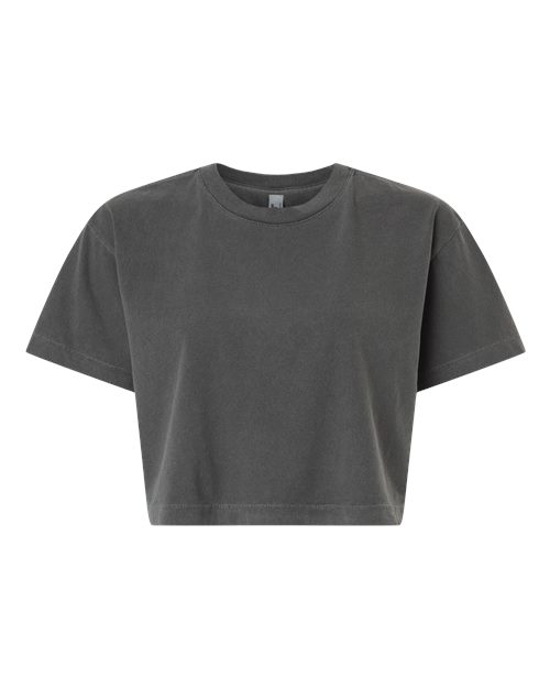 Women'S Garment-Dyed Heavyweight Cropped Tee view 6