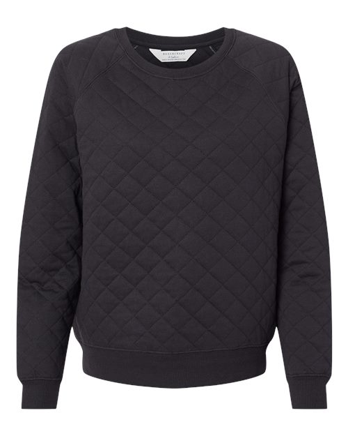 Women'S Quilted Crewneck Pullover view 6