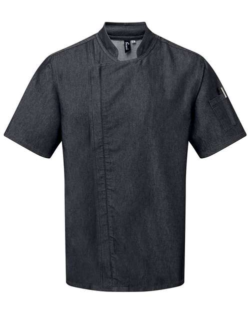 Unisex Zip-Close Short Sleeve Chef'S Coat view 4