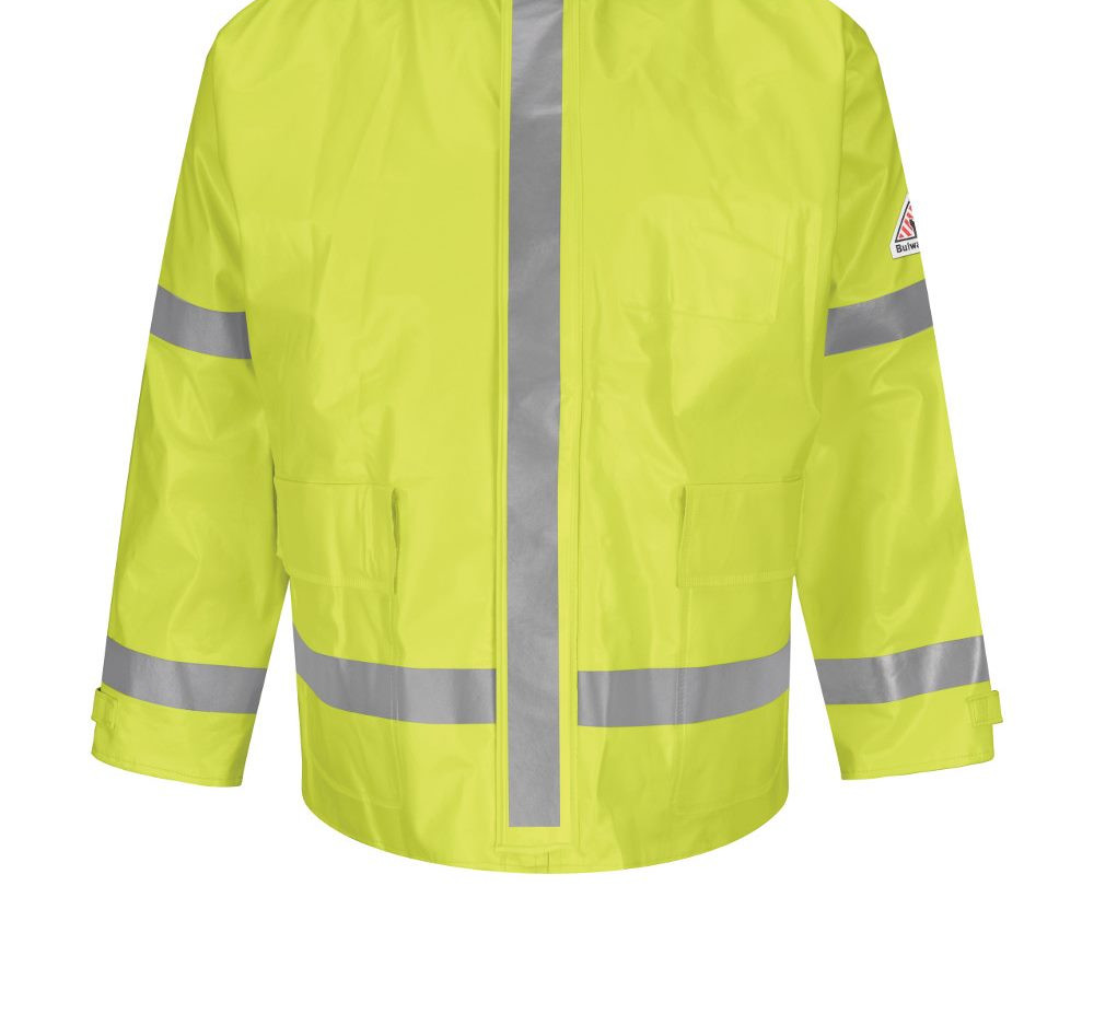 Men'S Hi-Visibility Flame-Resistant Rain Jacket
