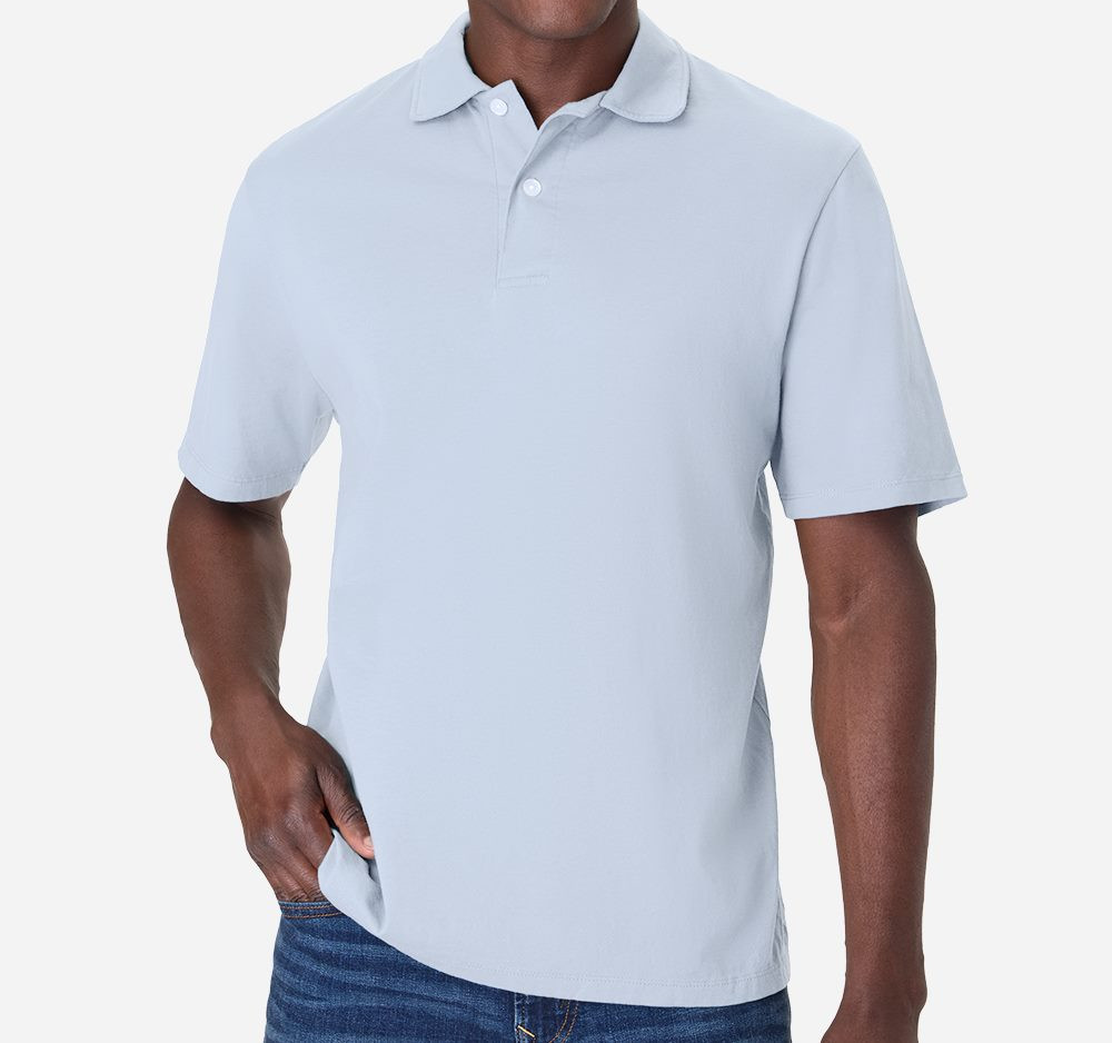 Men'S Garment-Dyed Jersey Polo