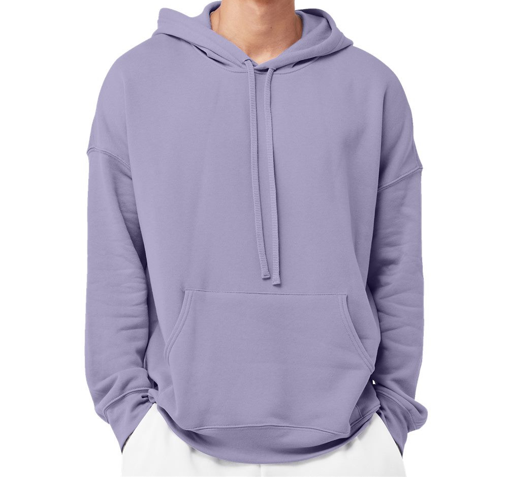 Unisex Sponge Fleece Drop Shoulder Hoodie Sweatshirt