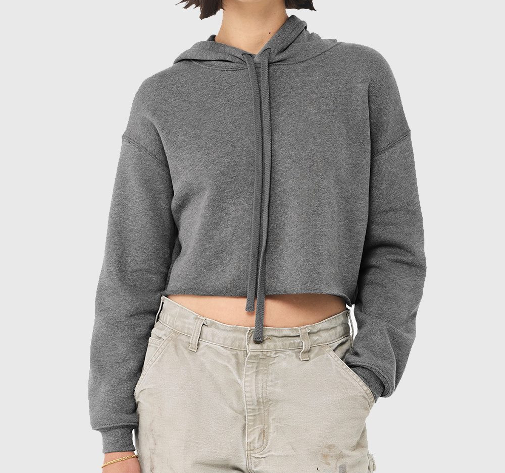 Women's Crop Hoodie Sweatshirt