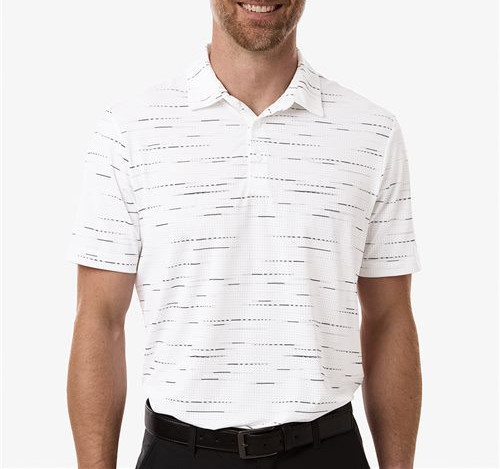 Men'S Ultimate365 Mesh Glimmer Print Polo