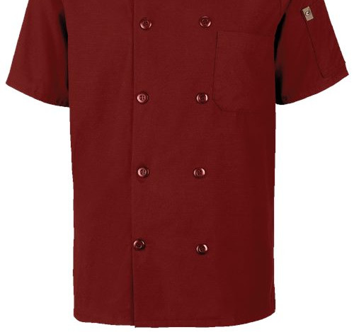 Mimix™ Short Sleeve Chef Coat With Oilblok