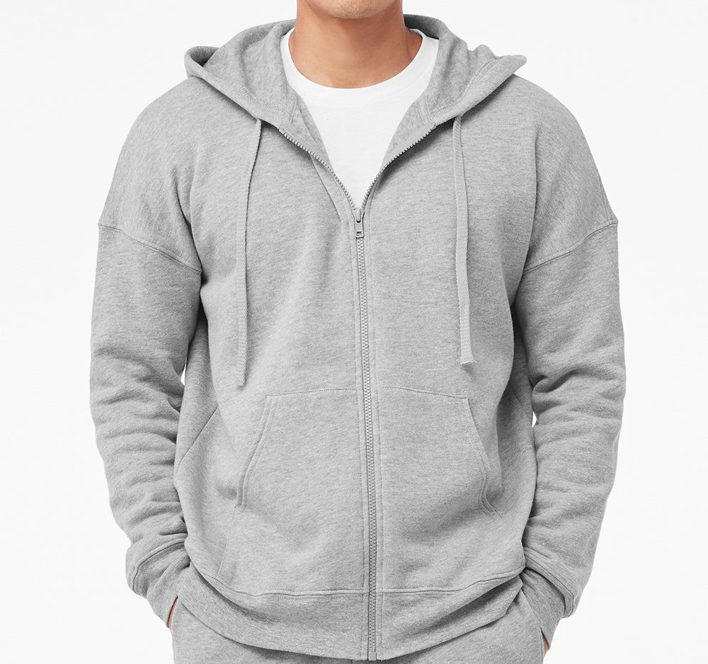 Unisex Sponge Fleece DTM Full-Zip Hoodie Sweatshirt