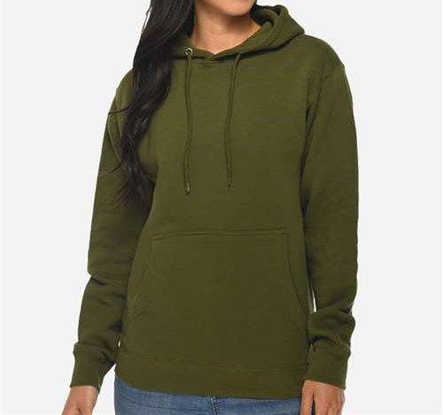Unisex Premium Hoodie Sweatshirt in Army Green