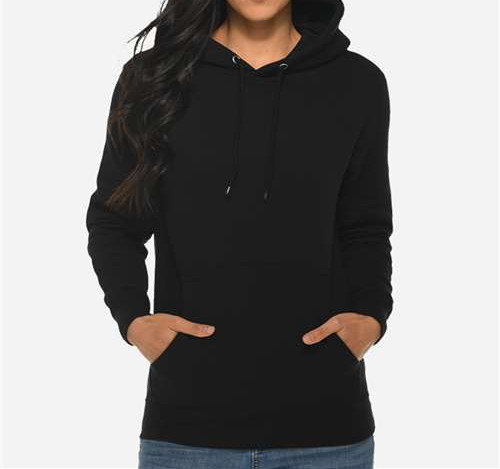 Unisex Premium Hoodie Sweatshirt in Black