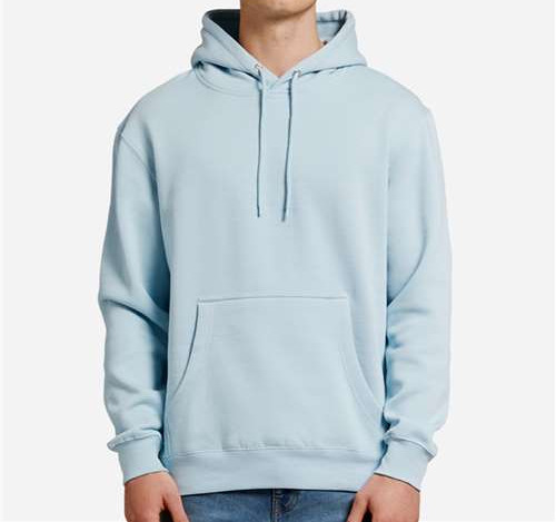 Unisex Premium Hoodie Sweatshirt in Blue Mist