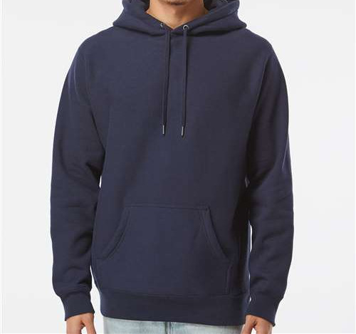 Unisex Legend Premium Heavyweight Cross-Grain Hooded Sweatshirt in Classic Navy