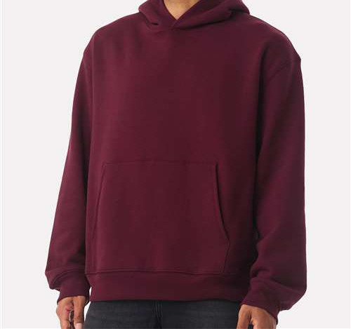Unisex 10 Oz. Heavyweight Hoodie Sweatshirt in Maroon