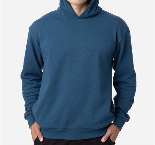 Unisex Reclaimist Fiber Hooded Sweatshirt in Tidal Blue