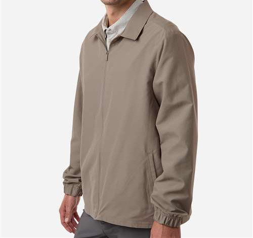 Men'S Lifestyle Full-Zip Jacket in Putty Beige