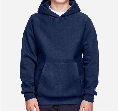 Youth Zone Hydrosport™ Heavyweight Hooded Sweatshirt in Sport Dark Navy