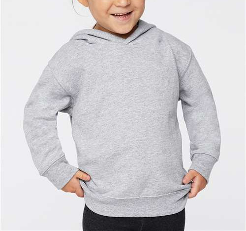 Toddler Pullover Fleece Hoodie in Heather