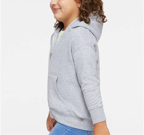 Toddler Full-Zip Fleece Hoodie Sweatshirt in Heather
