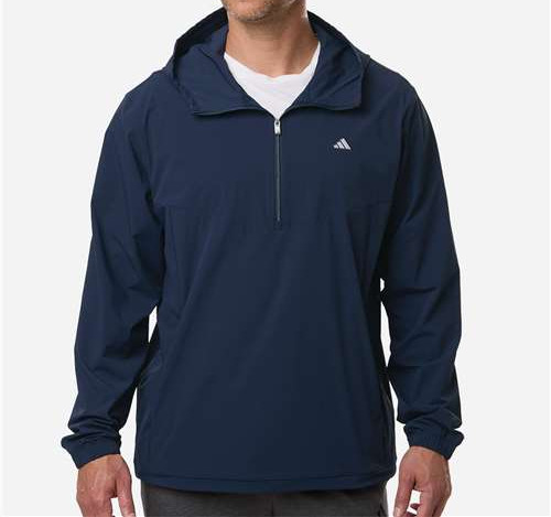 Men'S Ultimate365 Course Control Anorak Jacket in Collegiate Navy