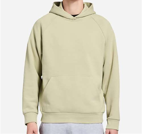 Unisex Heavy Core Hoodie Sweatshirt in Moss Grey