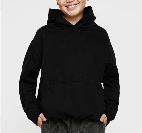Youth Hoodie Sweatshirt in Black