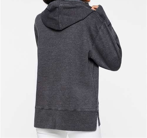 Women'S Vintage Wash Hoodie Sweatshirt view 3