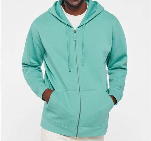 Unisex Full-Zip Hoodie Sweatshirt in Saltwater