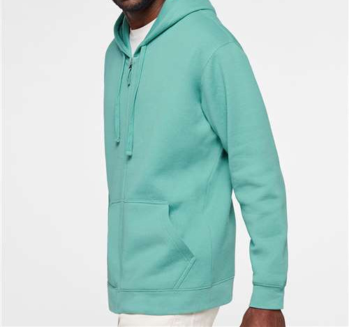 Unisex Full-Zip Hoodie Sweatshirt in Saltwater