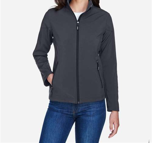 Women'S Cruise Two-Layer Fleece Bonded Soft Shell Jacket in Carbon